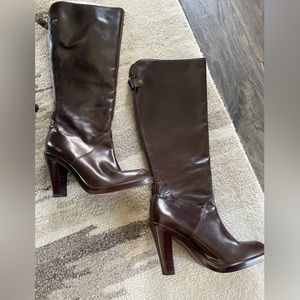 [Michael Kors]Knee High Zip back boots